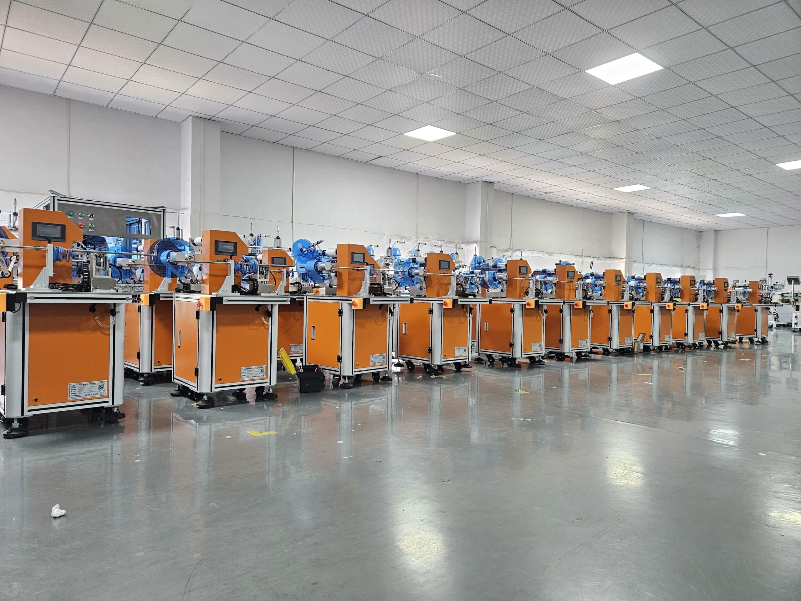 HiPaks labeling machine factory showroom