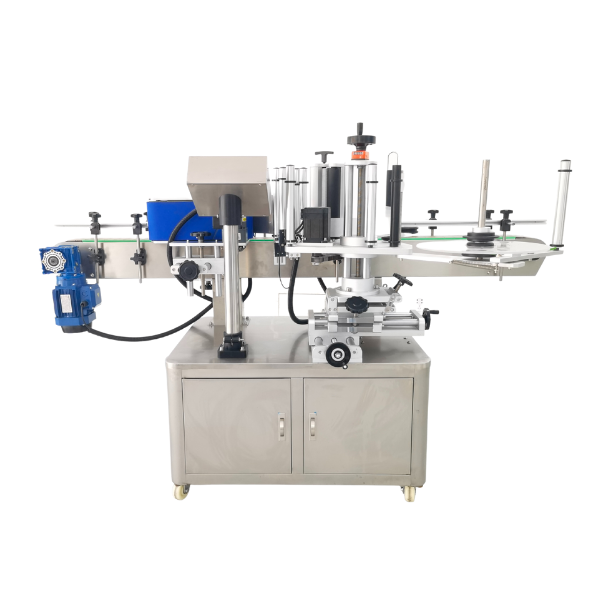 T921 automatic round bottle labeling machine in pre-shipment bottle testing