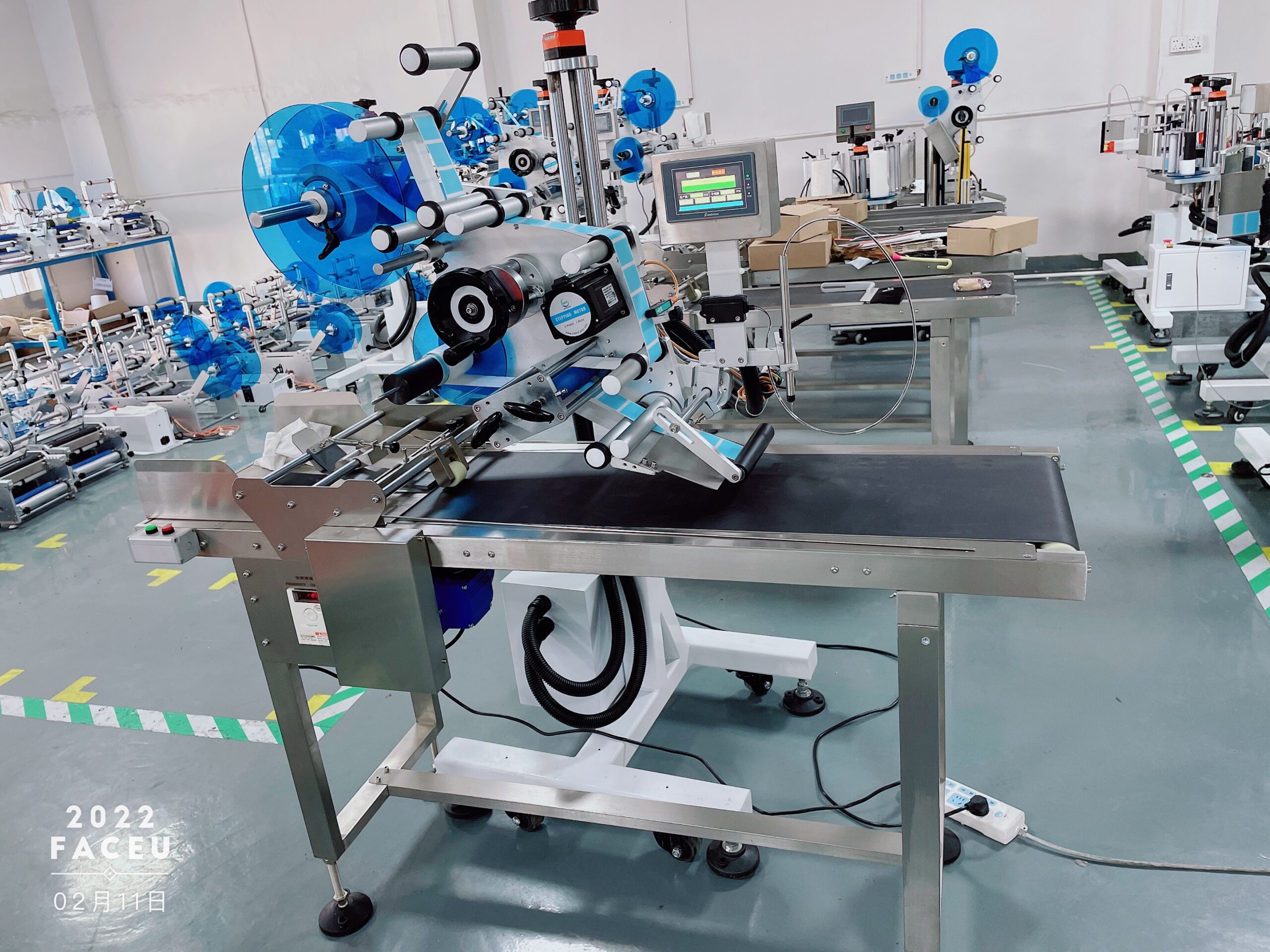 T932 automatic paging labeling machine with feeder