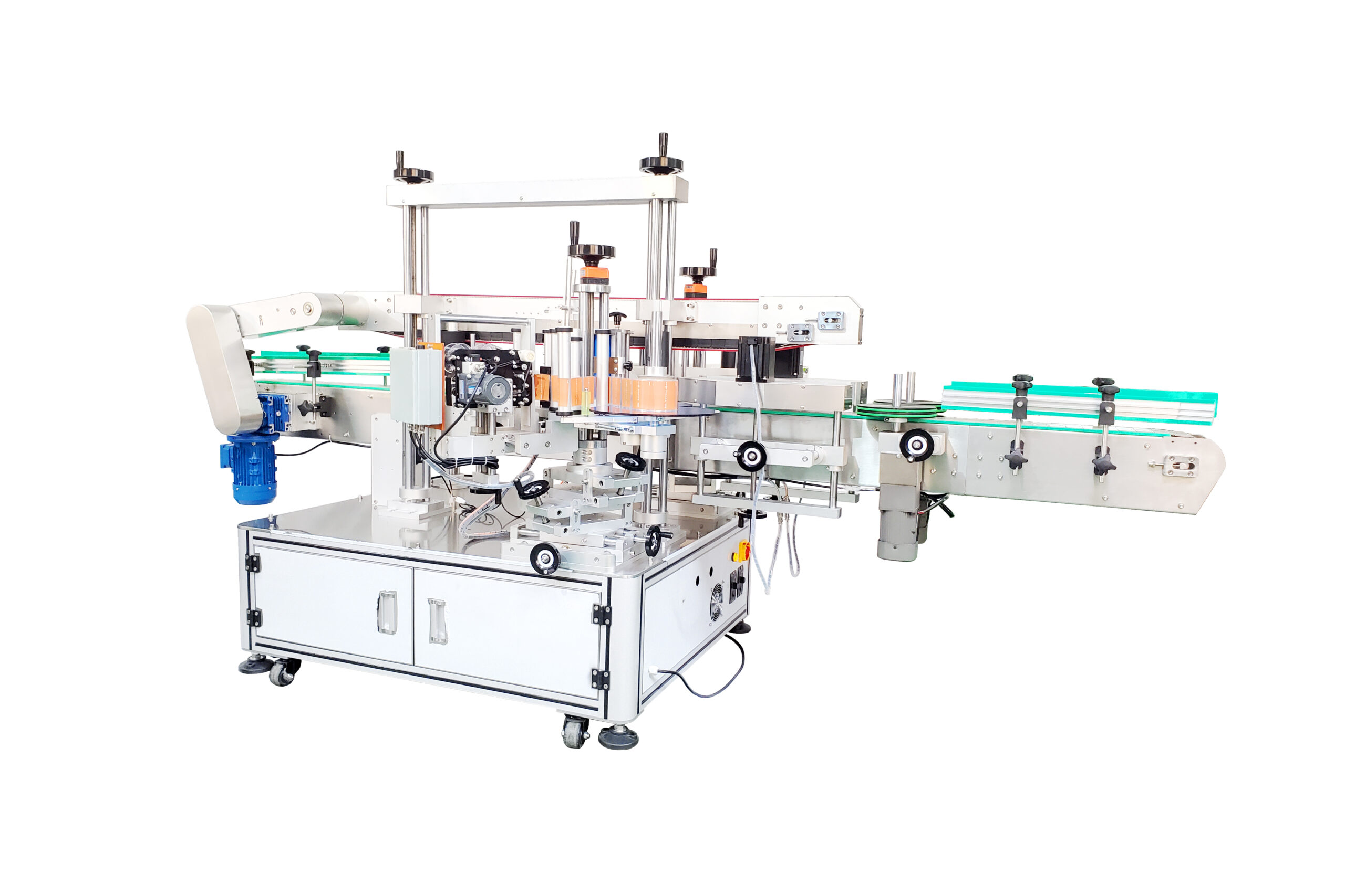HiPaks T962 automatic front and back two-side sticker labeling machine