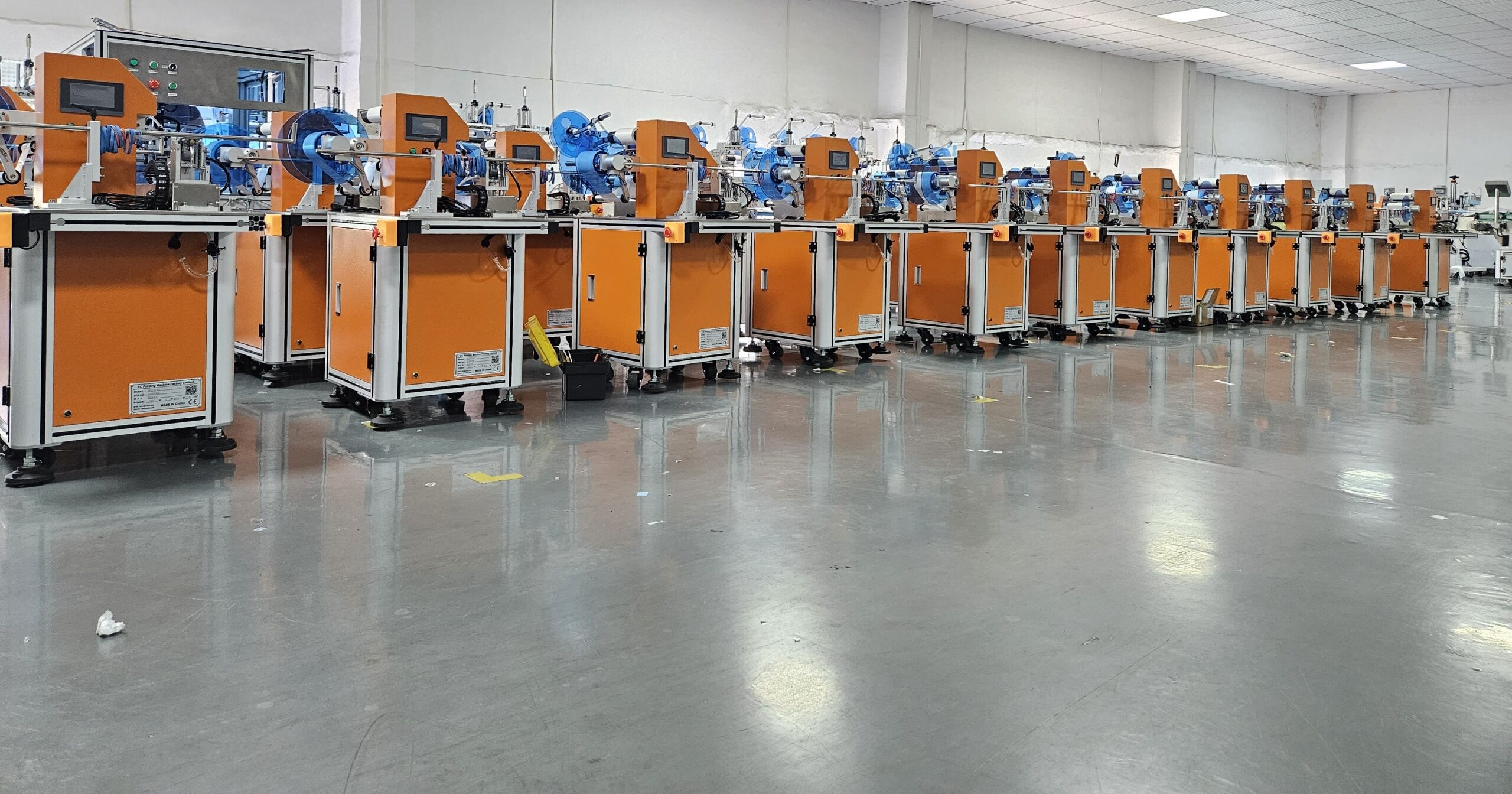 HiPaks factory assembly floor, documented build and test under one roof